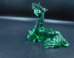 green glass horse g